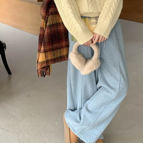 Fleece Wide Lounge Pants｜フリースワイドラウンジパンツ（7color）　HC1004