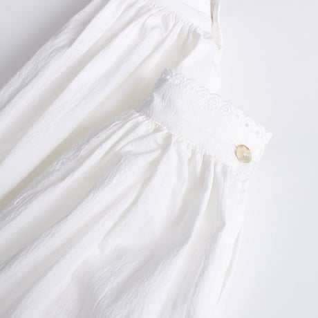 Lace Pleats Blouse & Skirt Set｜レース×プリーツブラウス＆スカートセットアップ　HF1013