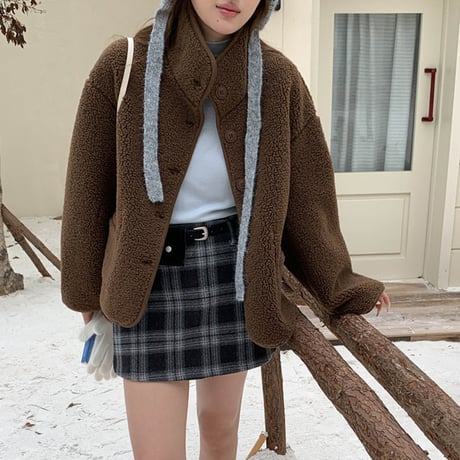 Reversible Cozy Fleece Jacket｜リバーシブルフリースジャケット（4color）　 HA1021