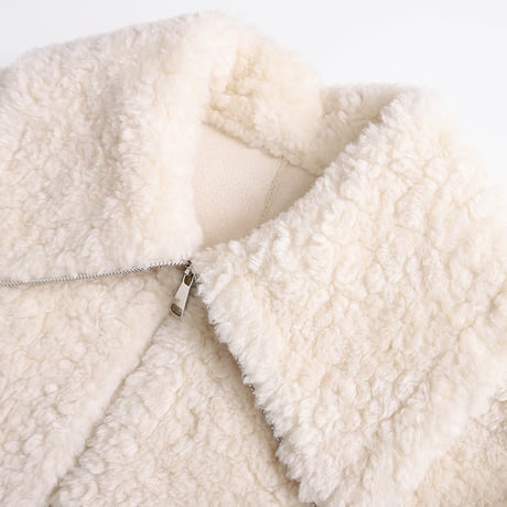 Shearling Short Jacket｜フェイクファーショートジャケット（3color）　 HA1059
