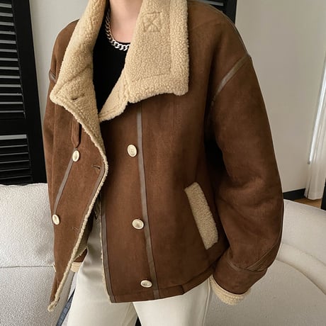 Retro Shearling Jacket｜レトロシアリングジャケット（2color）　 HA1046