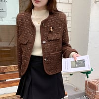 Tweed Classic Short Jacket｜ツイードクラシックショートジャケット（2color）　 HA1025