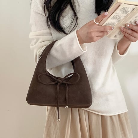 ribbon mini 2way bag｜リボンミニ2wayバッグ（4color）　HH1038