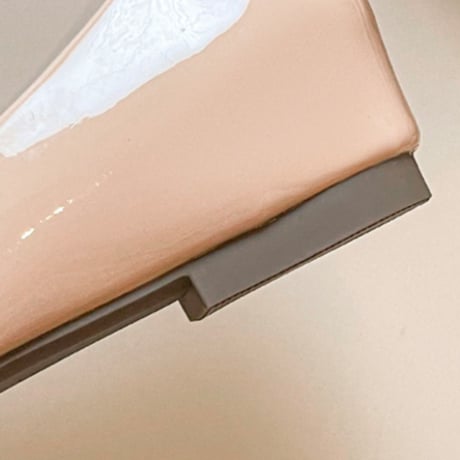 Glossy Ribbon Pumps｜グロッシーリボンフラットパンプス　 HG1017