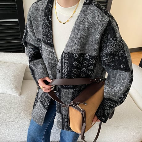 Vintage Patchwork Warm Coat｜ヴィンテージパッチワークウォームコート　 HA1043