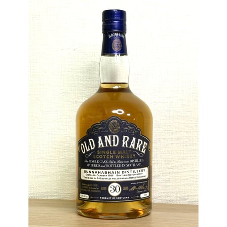 ブナハーブン30年 1989 ハンターレイン オールド＆レア ｜アイラ シングルモルト｜700ml 44.9度