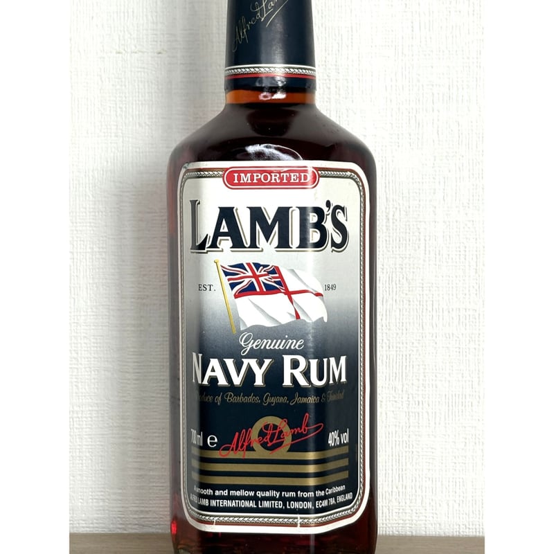 LAMB'S Navy Rum 750ml ネイビーラム スミノフ 新品未開栓 ラムズ ネイビー ラム （旧ラベル） | ウイスキー専門店インザカスク