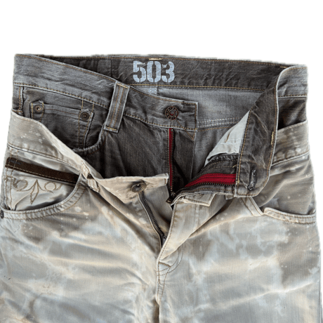 DOUBLE DENIM brown