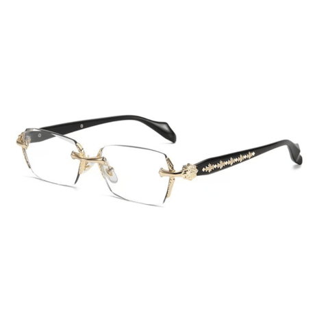 リムレスメガネ　ゴールドフレーム　海外商品　GENZMONSTER CATEGORY リムレスメガネ | Glaze