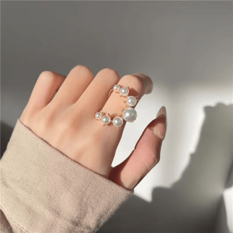 mil pearl ring　SH1112