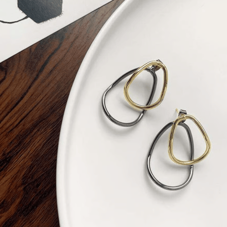 double hoop pierce　SH1103