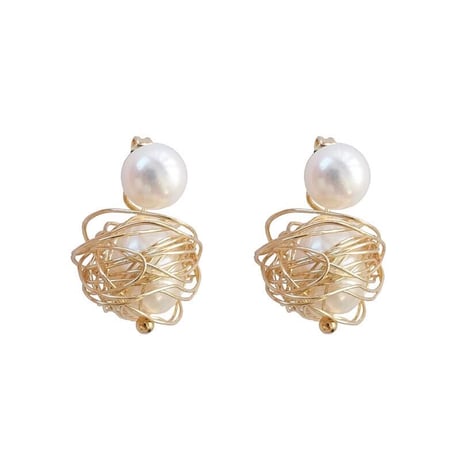 wire ball pearl pierce　SH1128