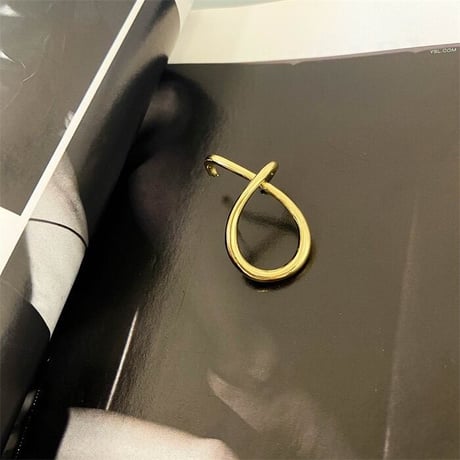 soft loop gold ear pierce　SH1126