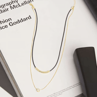 two-piece strap necklace　SH1110