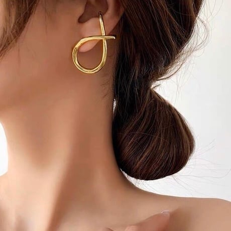 soft loop gold ear pierce　SH1126