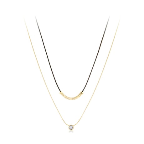 two-piece strap necklace　SH1110
