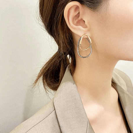 double hoop pierce　SH1103