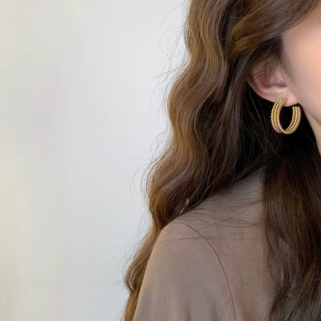 chunky chain hoop pierce　SH1130