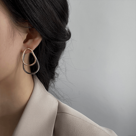 double hoop pierce　SH1103