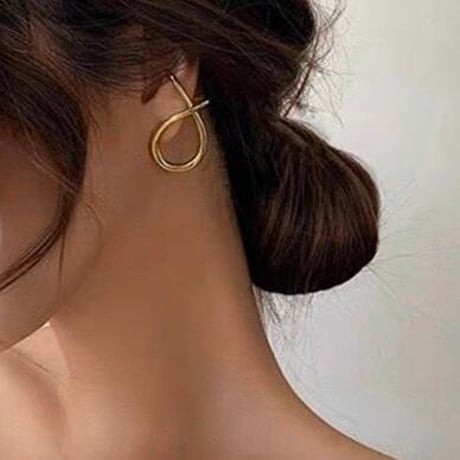 soft loop gold ear pierce　SH1126
