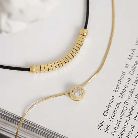 two-piece strap necklace　SH1110