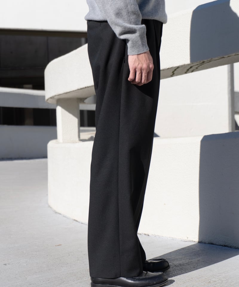 Washable Wool Blend Slacks (Made in Japan) | CO