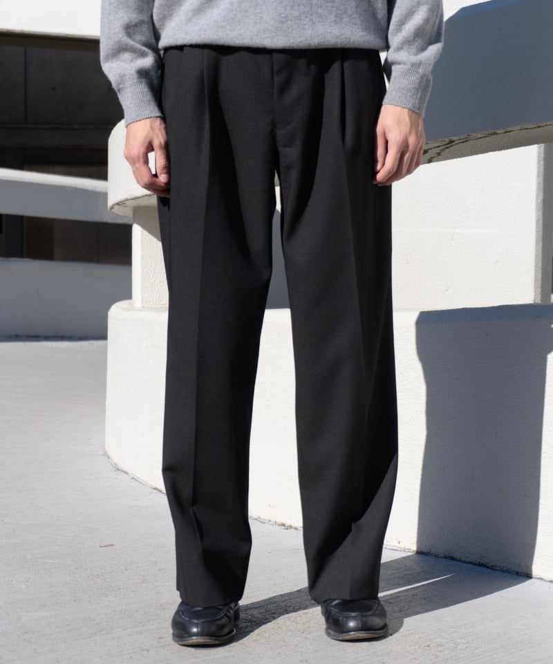 connect life products Wool Slacks(Sサイズ) Washable Wool Blend Slacks (Made in Japan) | CO