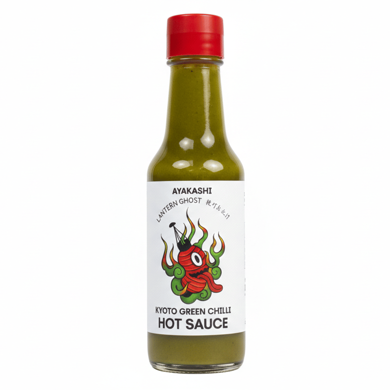 KYOTO GREEN CHILLI HOT SAUCE LANTERN GHOST 京都グリ