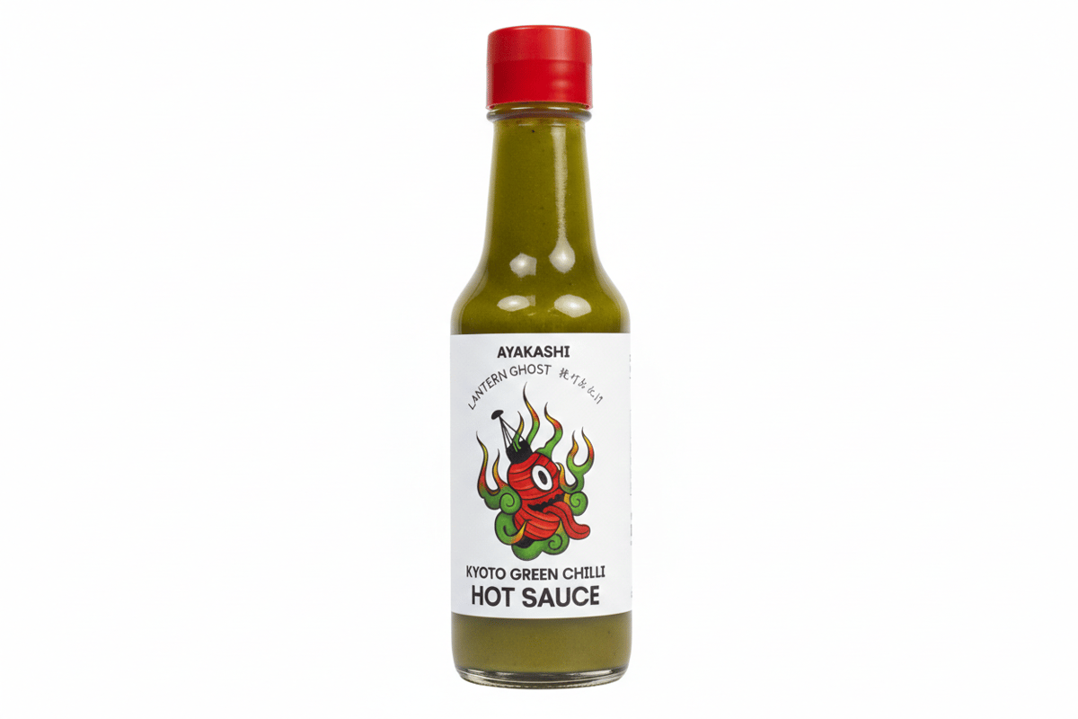 KYOTO GREEN CHILLI HOT SAUCE LANTERN GHOST 京都グリ