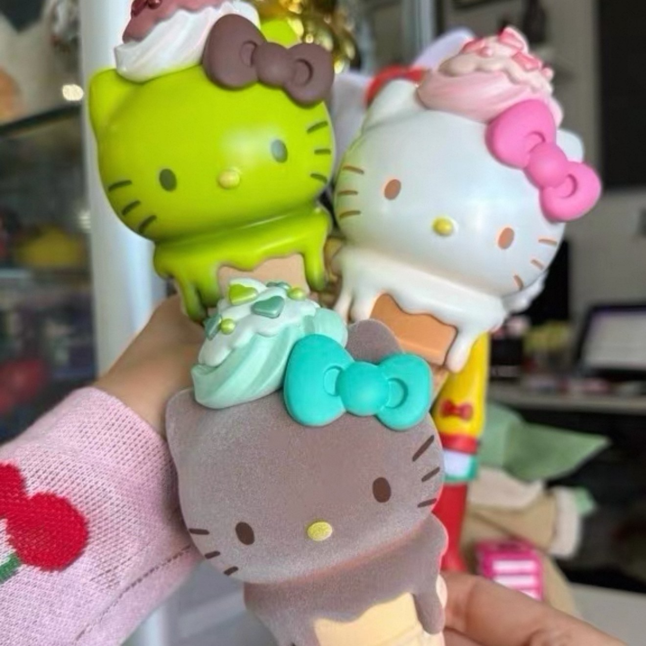 キティ マスコット ぬいぐるみ ソフトクリーム 清里 サンリオ original