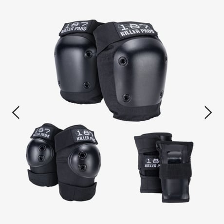 187 KILLERPADS シックスパック（肘・膝・手首）