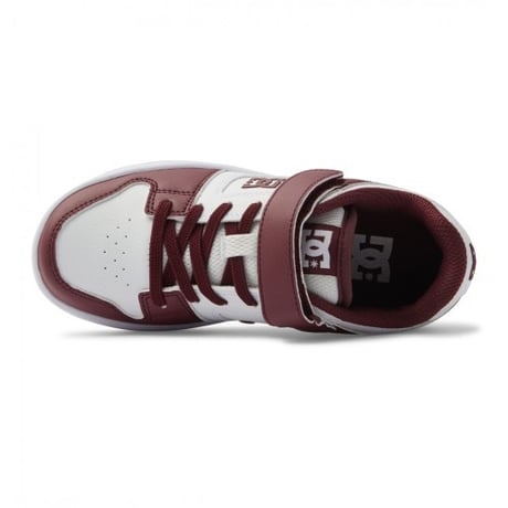 DC SHOES　マンテカ 4 V SN　ホワイト/オーロラ　子供用スケートシューズ