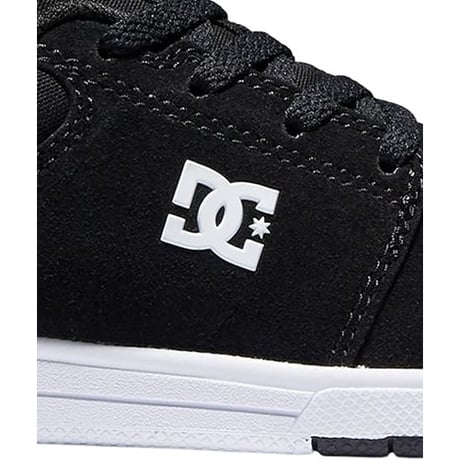 DC SHOES　クライシス2　ブラック/ホワイト（スウェード）子供用スケートシューズ
