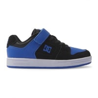DC SHOES　マンテカ 4 V SN　ブラック/ブルー　子供用スケートシューズ