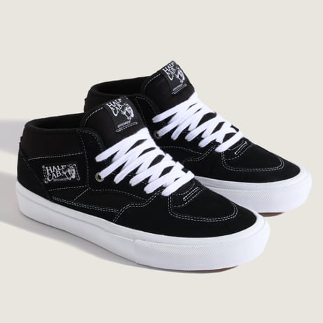VANS　スケートハーフキャブ　ブラック/ホワイト