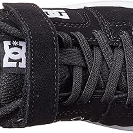 DC SHOES　マンテカ 4 V SN　ブラック/ホワイト（スウェード）　子供用スケートシューズ