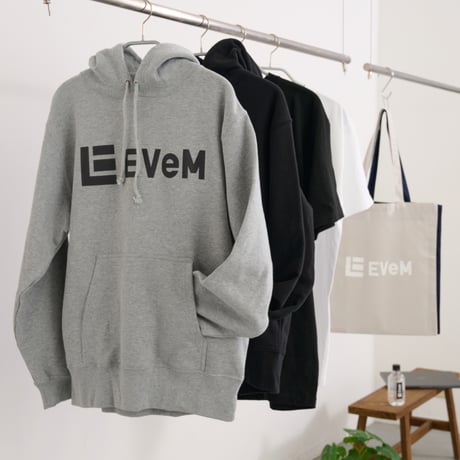EVeM 10.0オンス スウェットフルジップパーカー（パイル）gray