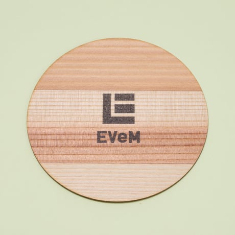 EVeM  間伐材コースター