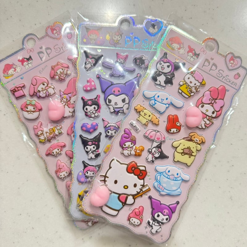 45】 ぷっくりクッションシール 愛されキャラクター 3種類 | MONOZUKI ROOM