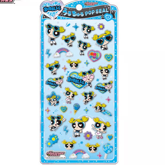 うるちゅるポップシール パワーパフガールズ ｜バブルス | PINKHOUSE