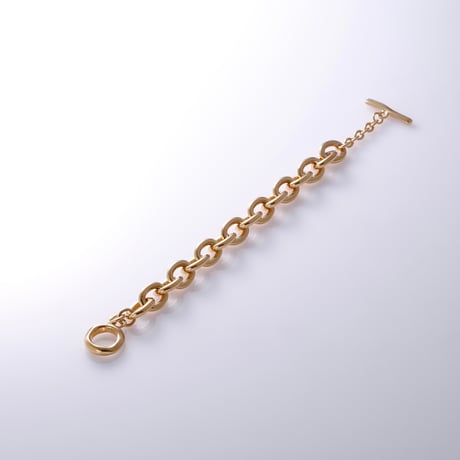 glossy chain bracelet 3.0 K18P