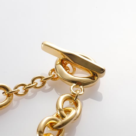 glossy chain bracelet 2.6 K18P