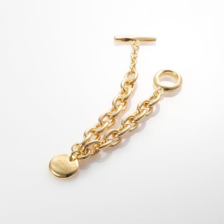 glossy chain bracelet 2.6 K18P