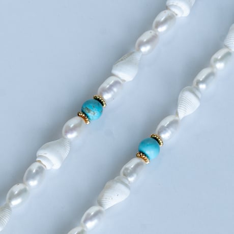 Turquoise Real Pearl Natural Shell