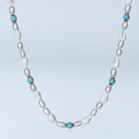 Turquoise Real Pearl Natural Shell