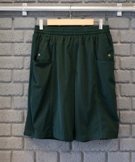 〈SOUTH2 WEST8〉String C.S. Short - Knit Mesh / Green, Black