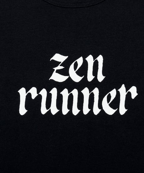 〈TACOMAFUJI RECORDS〉ZEN RUNNER Tee / Black