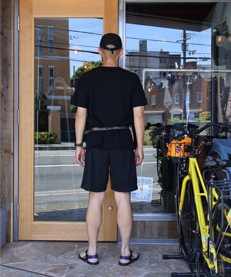 〈SOUTH2 WEST8〉String C.S. Short - Knit Mesh / Green, Black