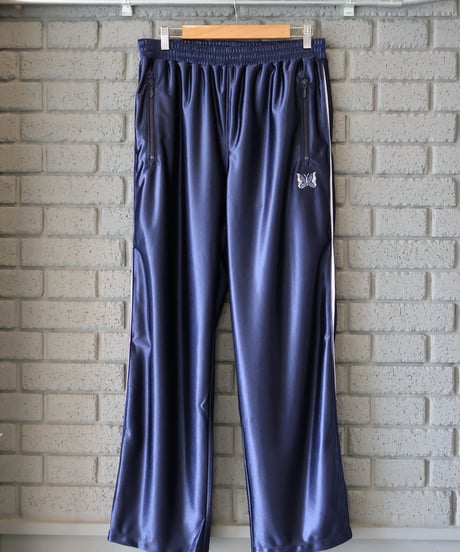 〈NEEDLES〉Track Pant - Tricot Sateen / Navy, Black