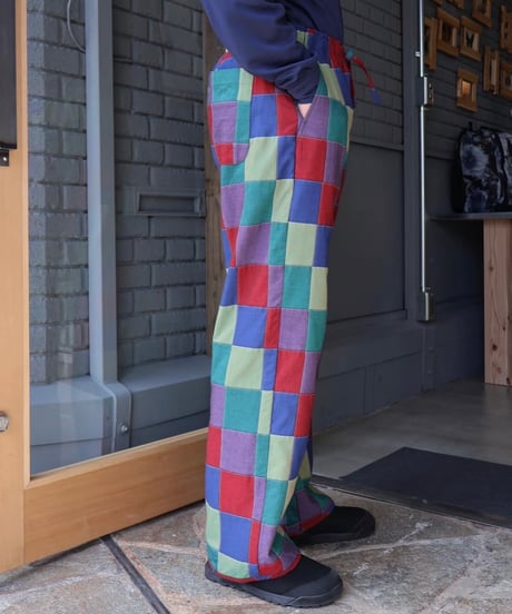 〈NEEDLES〉String Easy Pants - Cotton Oxford Patchwork